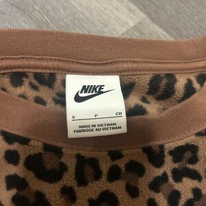 Nike Leopard Print Crewneck